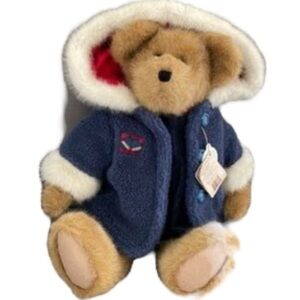 Boyds Bear 904021 Plushed Stuffed 14" Karina Burrbruin with Blue Coat and Hood